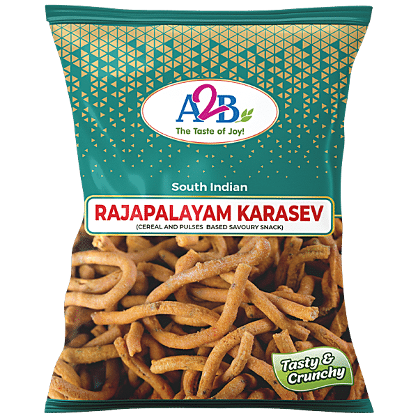 Buy A2B Rajapalayam Karasev - Cereal & Pulses Based Savoury Snack ...