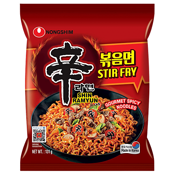 Buy Nongshim Shin Ramyun Stir Fry Noodles Gourmet Spicy Online At