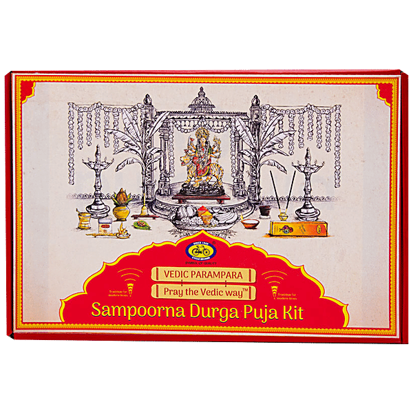 Buy Cycle Sampoorna Durga Puja Kit - For Religious & Puja Purposes ...