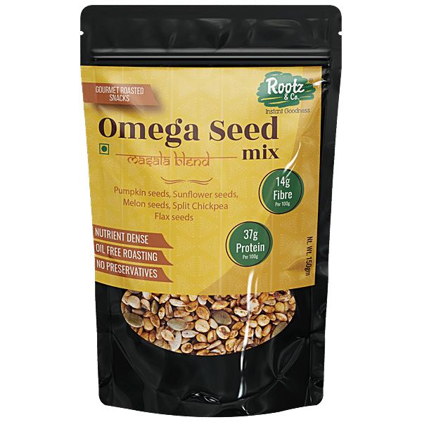 Buy ROOTZ & CO. Omega Seed Mix Masala Blend - Nutrient Dense, Oil Free ...