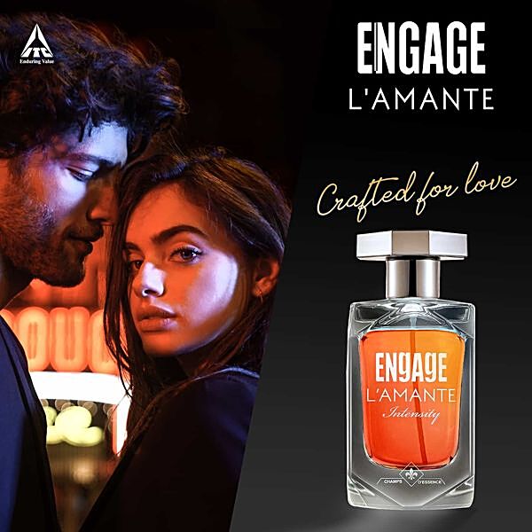 Engage Moments Luxury Perfume Gift Box for Men - L'amante Aqua EDT, 100ml