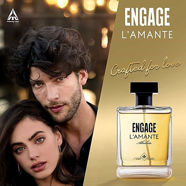 Engage Moments Luxury Perfume Gift Box for Men - L'amante Aqua EDT, 100ml