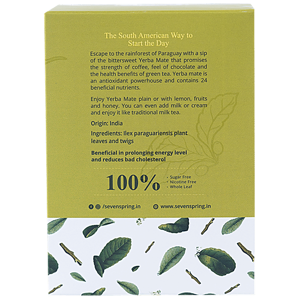 Buy Seven Spring Yerba Mate Tea - Rich In Antioxidants, Helps Boost Energy  Online at Best Price of Rs null - bigbasket