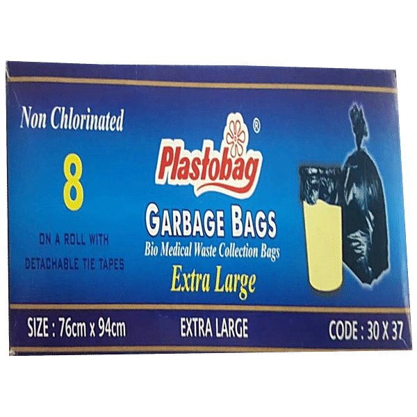 Buy Plastobag Garbage Bags Microns Extra Large Online At Best