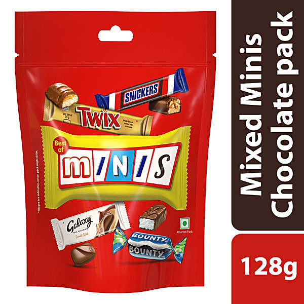 Minis Best Bounty at Best Twix, bigbasket Smooth Price Milk Snickers & Miniature, Of Snickers Galaxy Buy Online Rs - 159.2 - of