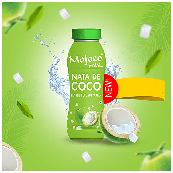 Habhit Wellness - Sip on the cool refreshment of Mojoco Malai Nata de Coco  Tender coconut water! This beverage is perfect for all occasions; it's a  delightful blend of coconut water and