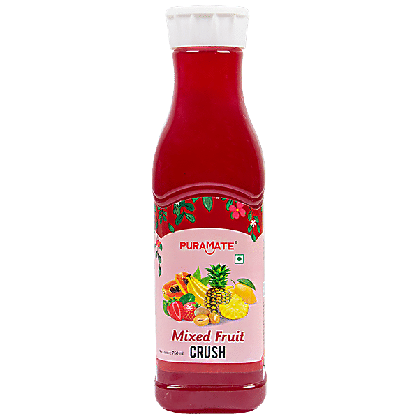 Buy Puramate Mixed Fruit Crush For Perfect Drink 100 Vegetarian