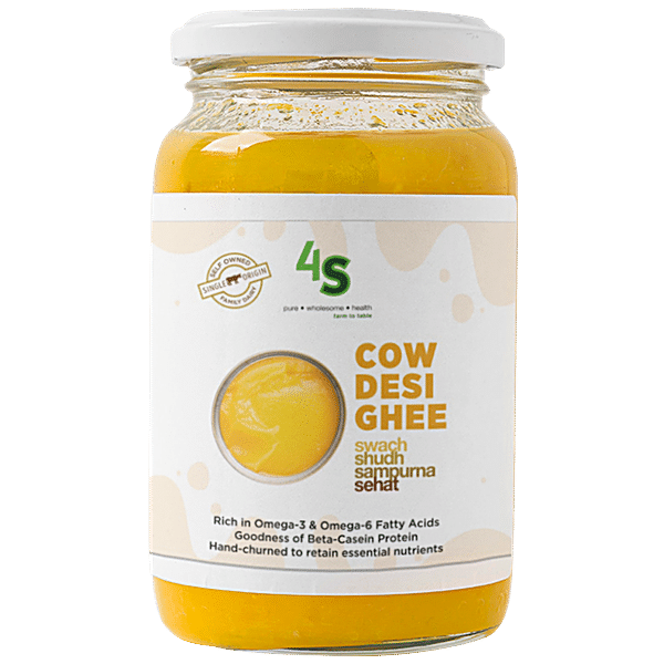 Buy 4S FOODS Cow Desi Ghee Organic Pure Rich In Omega 3 No