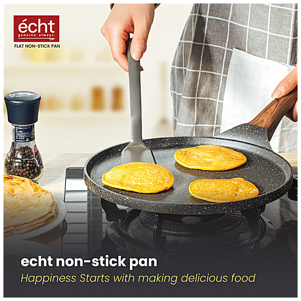 Non-Stick Aluminium 5mm Dosa Tawa, Premium Flat Pan, (28cm