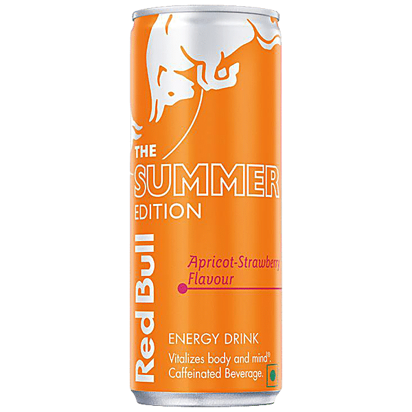 Buy RED BULL Energy Drink The Summer Edition ApricotStrawberry