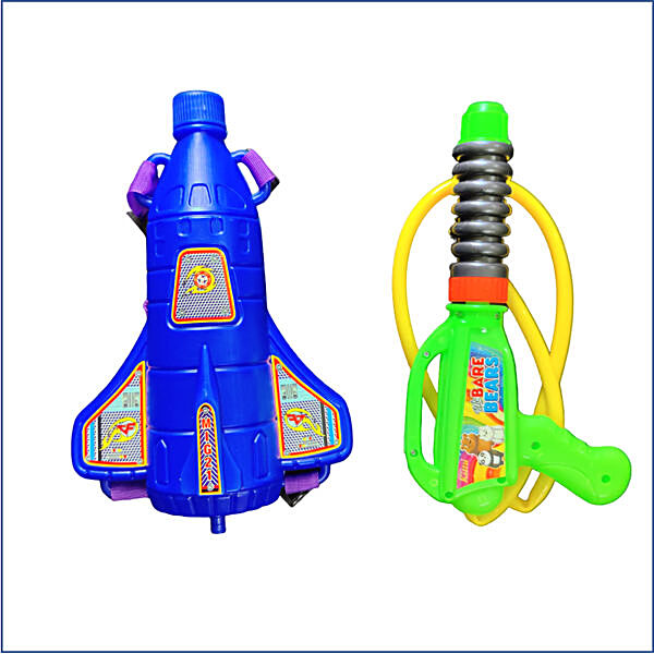 House of Festivals Holi Color Pichkari/Water Gun Military Shape With  Storage Tank,Large,High Quality, 1 pc