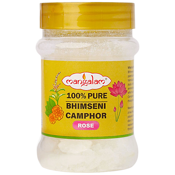 Buy Mangalam Pure Bhimseni Camphor - Rose Online at Best Price of Rs ...