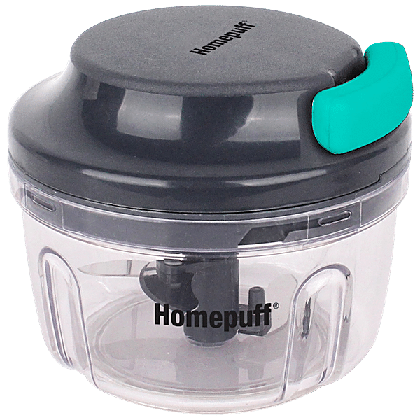 Buy Home Puff 900ml Fruit and Vegetable chopper cutter, 6 Stainless steel  blades with whipper Online at Best Prices in India - JioMart.