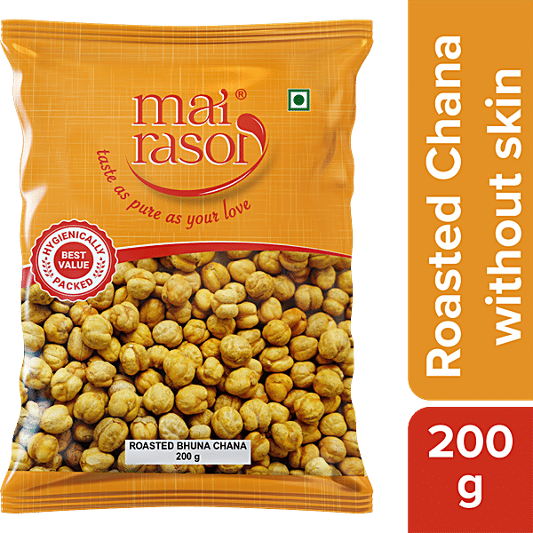 Buy Mai Rasoi Roasted Bhuna Chana - Without Skin Online at Best Price ...