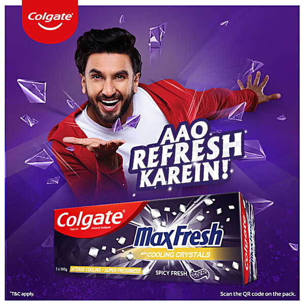 Colgate Max White Purple Reveal Toothpaste - Refreshing Toothpaste