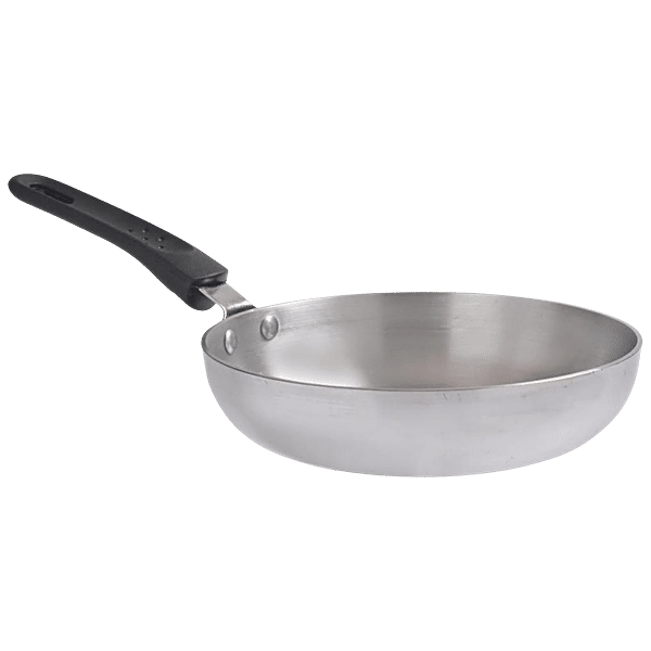 1pc 18cm Non-stick Coated Outdoor Steak Frying Pan, Suitable For