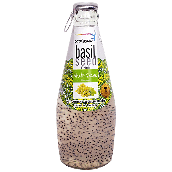 Buy Coolzaa White Grape Basil Seed Drink Online At Best Price Of Rs 100 