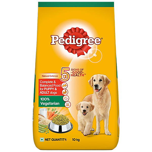 Buy Pedigree Dry Dog Food - 100% Vegetarian, For Puppy & Adult Dogs