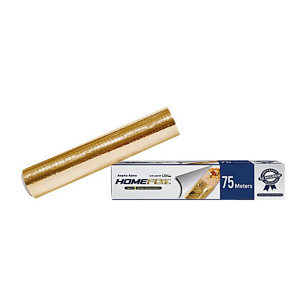 Buy Homefoil Aluminium Foil Golden Embossed Foil M Microns