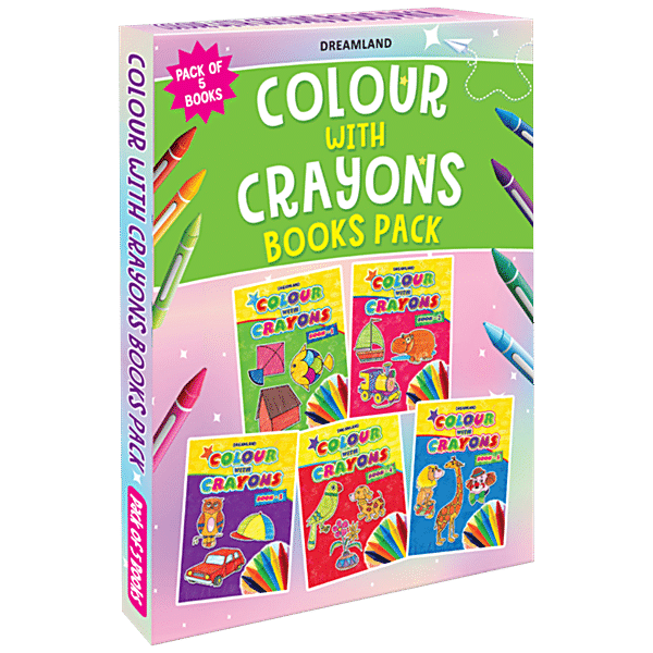 Crayons Coloring Worksheet by Maple Leaf Learning