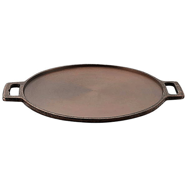 Cast Iron Tawa 12 Inch Naturally Non Stick, Seasoned. Krucible Kitchen –  KrucibleKitchen