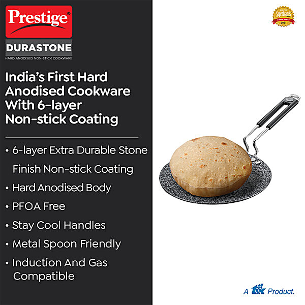 Prestige Durastone Dosa tawa 6 - layer non - stick coating Tawa 27 cm  diameter Price in India - Buy Prestige Durastone Dosa tawa 6 - layer non -  stick coating Tawa 27 cm diameter online at