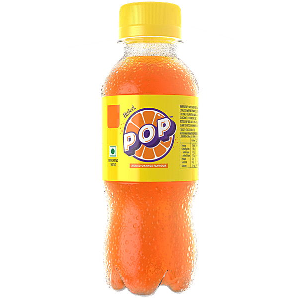 Buy Bisleri Pop Orange Flavoured Soft Drink Online at Best Price of Rs ...