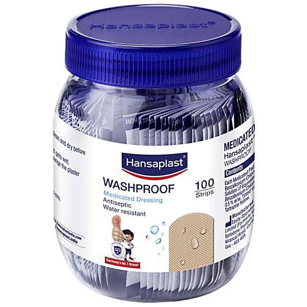 Buy Hansaplast Washproof Strips Medicated Dressing Online At Best