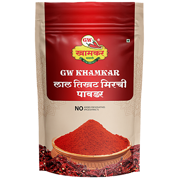 Buy G W Khamkar Masale Lal Tikhat Mirchi Masala Online at Best Price of ...