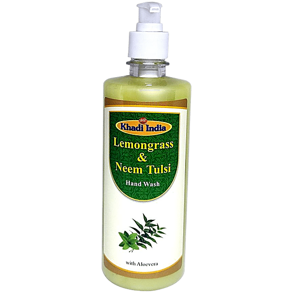 Buy Khadi India Lemongrass Neem Tulsi Hand Wash With Aloevera Online At Best Price Of Rs 192 7