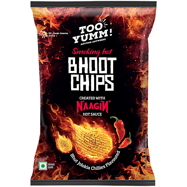 Buy Too Yumm! Bhoot Potato Chips - Bhut Jolokia Chillies Flavour ...