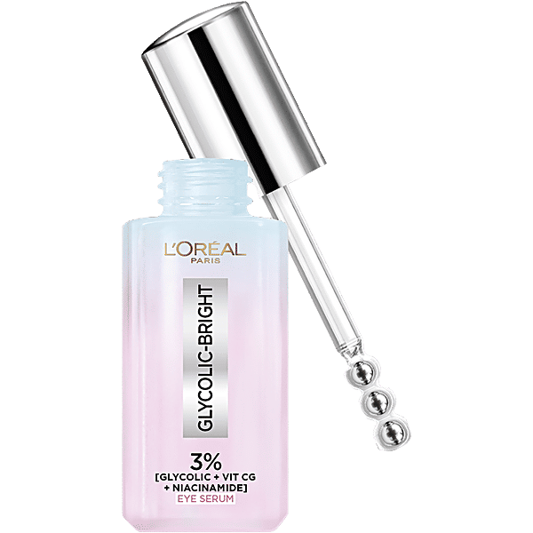 Buy L'Oreal Paris Glycolic Bright Dark Circle Eye Serum With 3% ...