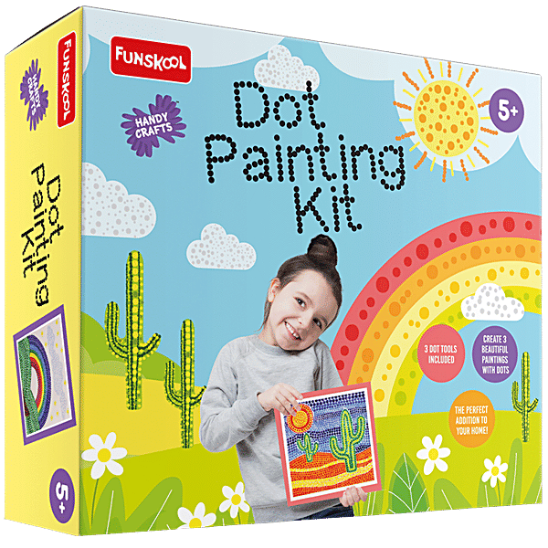 Buy Handycrafts Dot Painting Kit - 8+ Years Online at Best Price of Rs ...