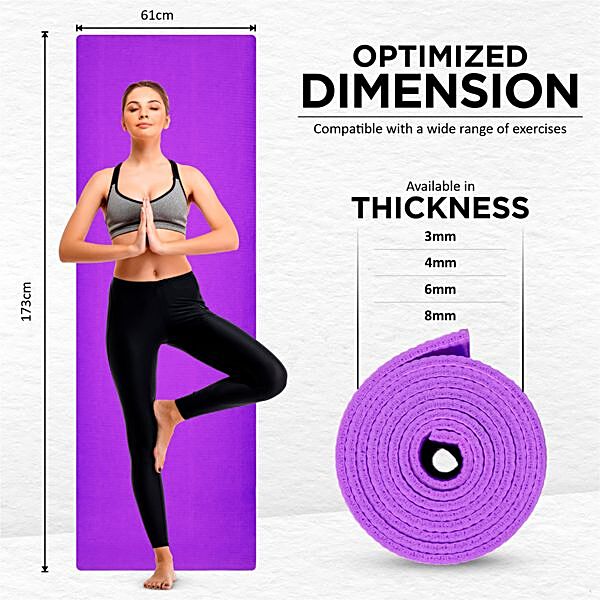 Buy VECTOR X Non-Toxic Phthalate Free Yoga Mat - 6 mm, Best Quality & Anti  Slip PVC, Eco Friendly Online at Best Price of Rs null - bigbasket