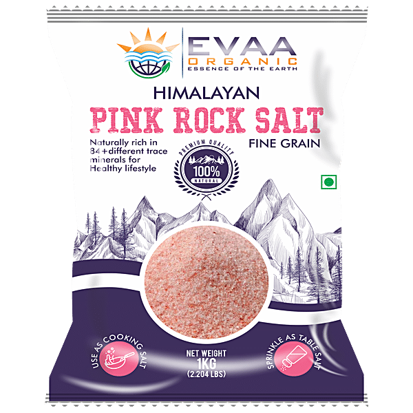 Buy EVAA ORGANIC Himalayan Pink Rock Salt Online at Best Price of Rs ...