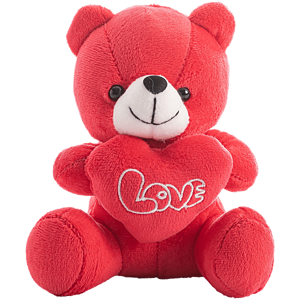 Buy Dimpy Stuff Teddy Bear With Heart - Red, Love Quote Online at Best ...