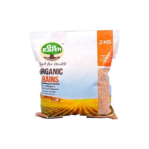 Buy Go Earth Organic Basmati Rice Brown Kg Online At The Best Price