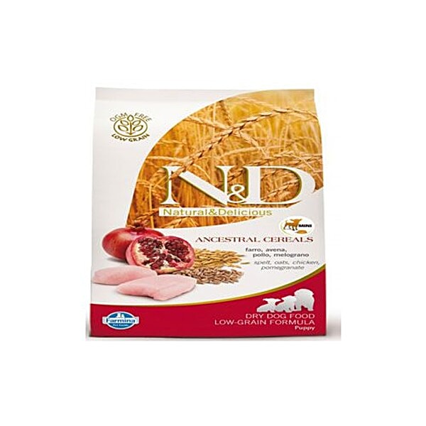 Buy Farmina Nd Pets 1Nd Low Grain Chicken And Pomegranate Puppy Mini ...