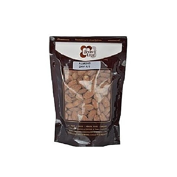 Buy Brown Tree Retail Pvt.Ltd Dry Fruits - Almond Dry Roasted With Skin ...