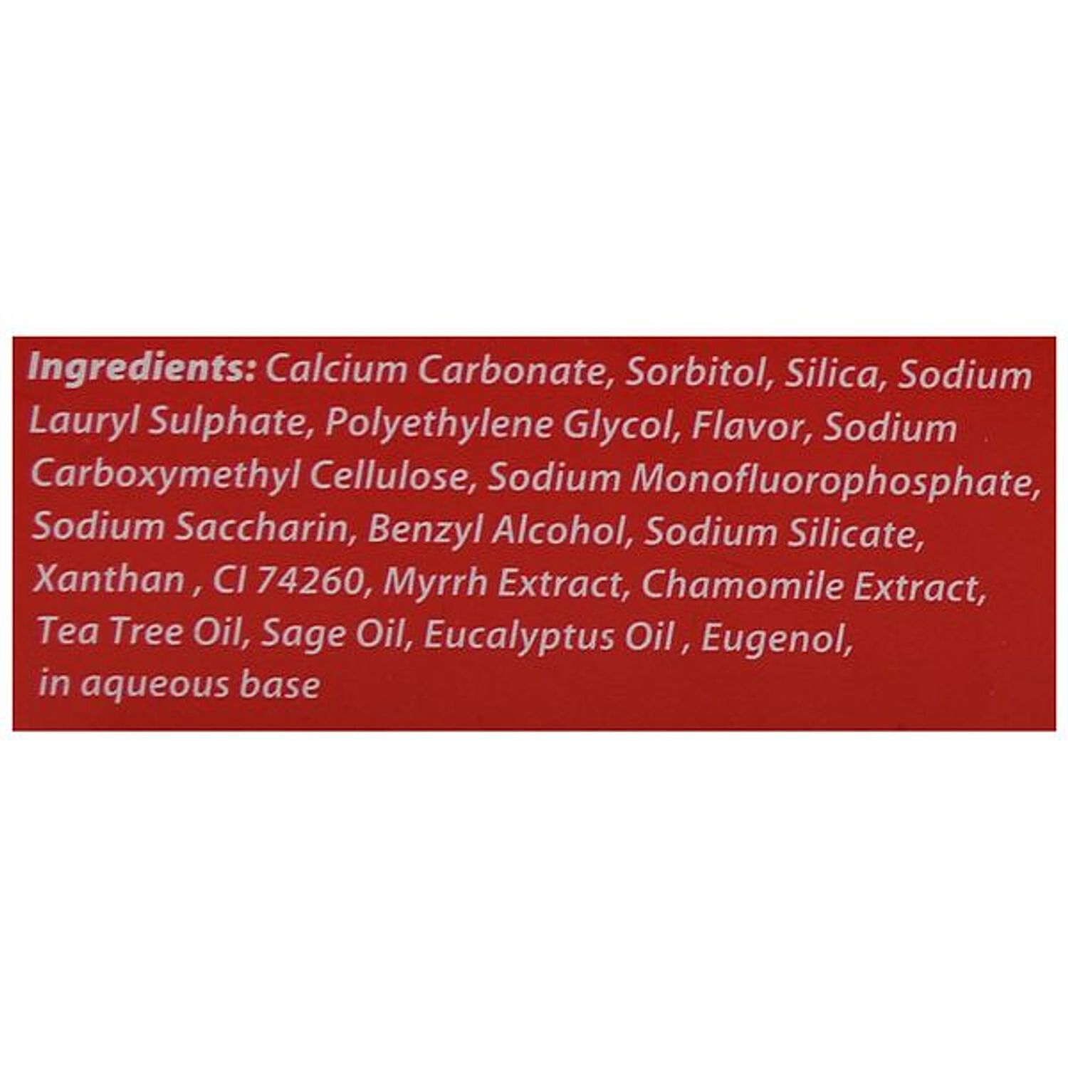 ingredients of colgate herbal toothpaste