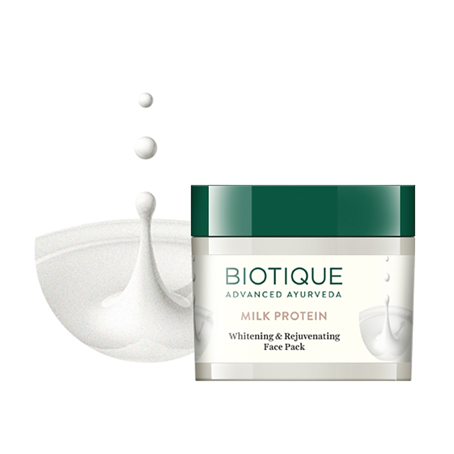 BIOTIQUE Instant Glow Brightening Face Pack Milk Protein For All Skin Type 50 g