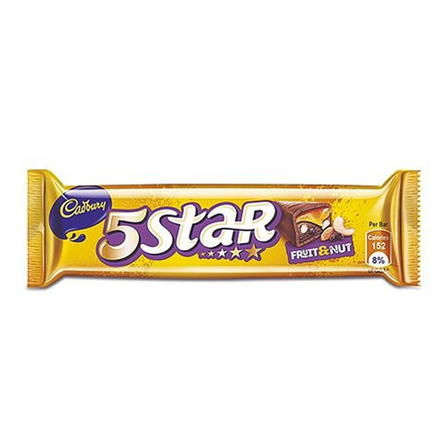 Buy Cadbury 5 Star Fruit Nut Chocolate Bar 31 Gm Online at the Best Price  of Rs null - bigbasket