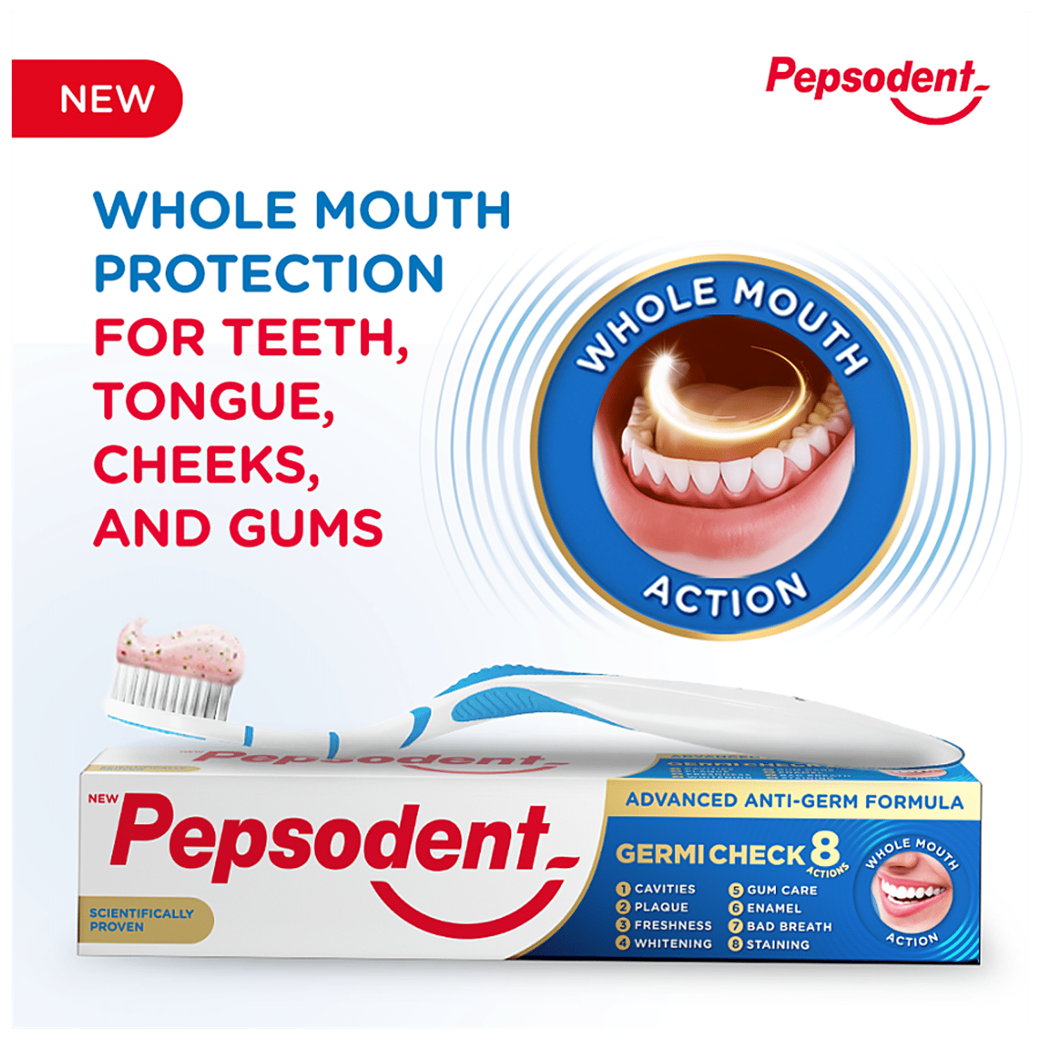 types of pepsodent toothpaste