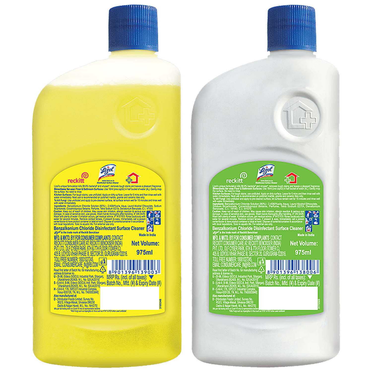 Buy Lizol Disinfectant Floor Cleaner, Citrus 975 ml + Kitchen Power Cleaner  Liquid Spray 450 ml Online at Best Price of Rs 299.19 - bigbasket