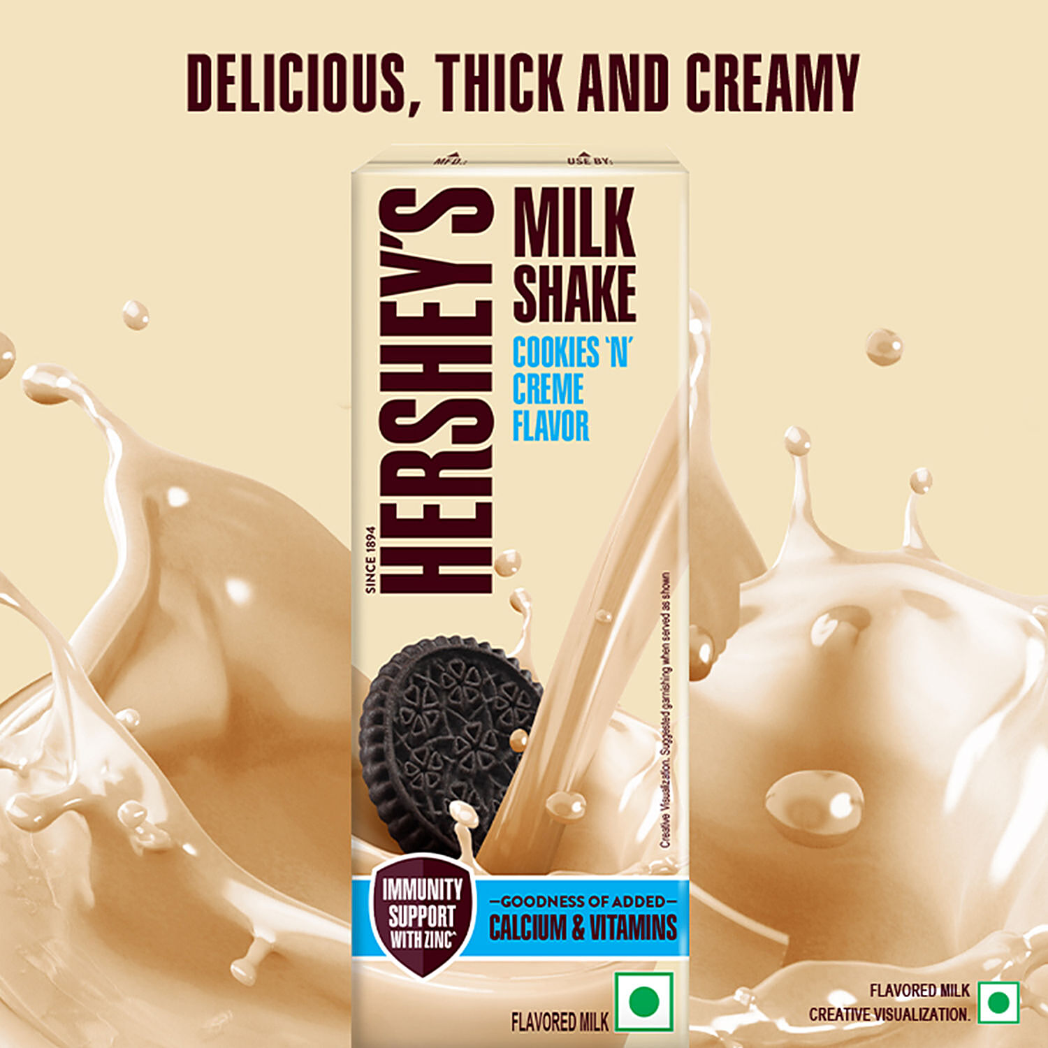 Buy Hersheys Milk Shake Chocolate 200 Ml Online At Best Price of Rs 36.8 -  bigbasket