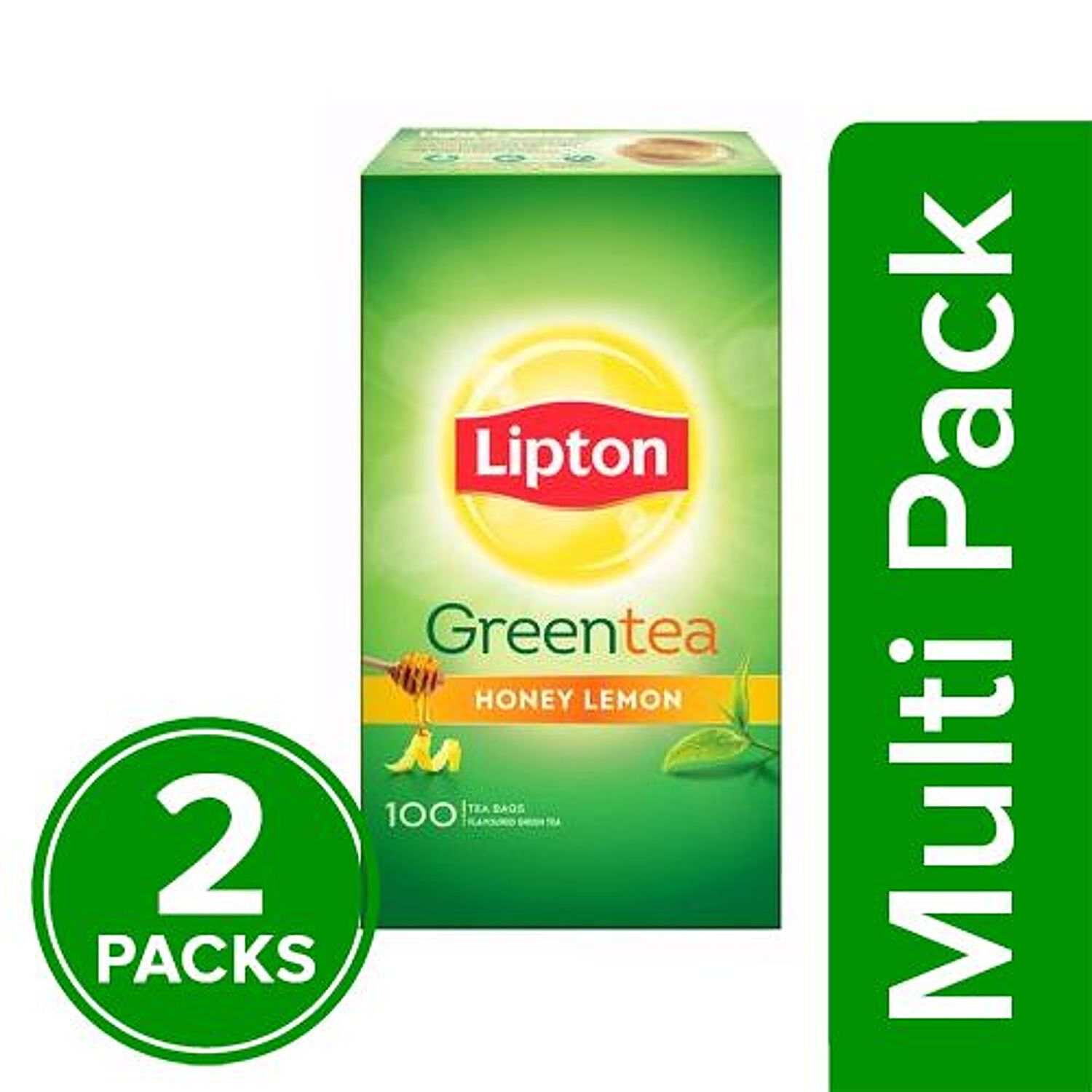 Lipton Green Tea - Honey Lemon, 2x100 pcs