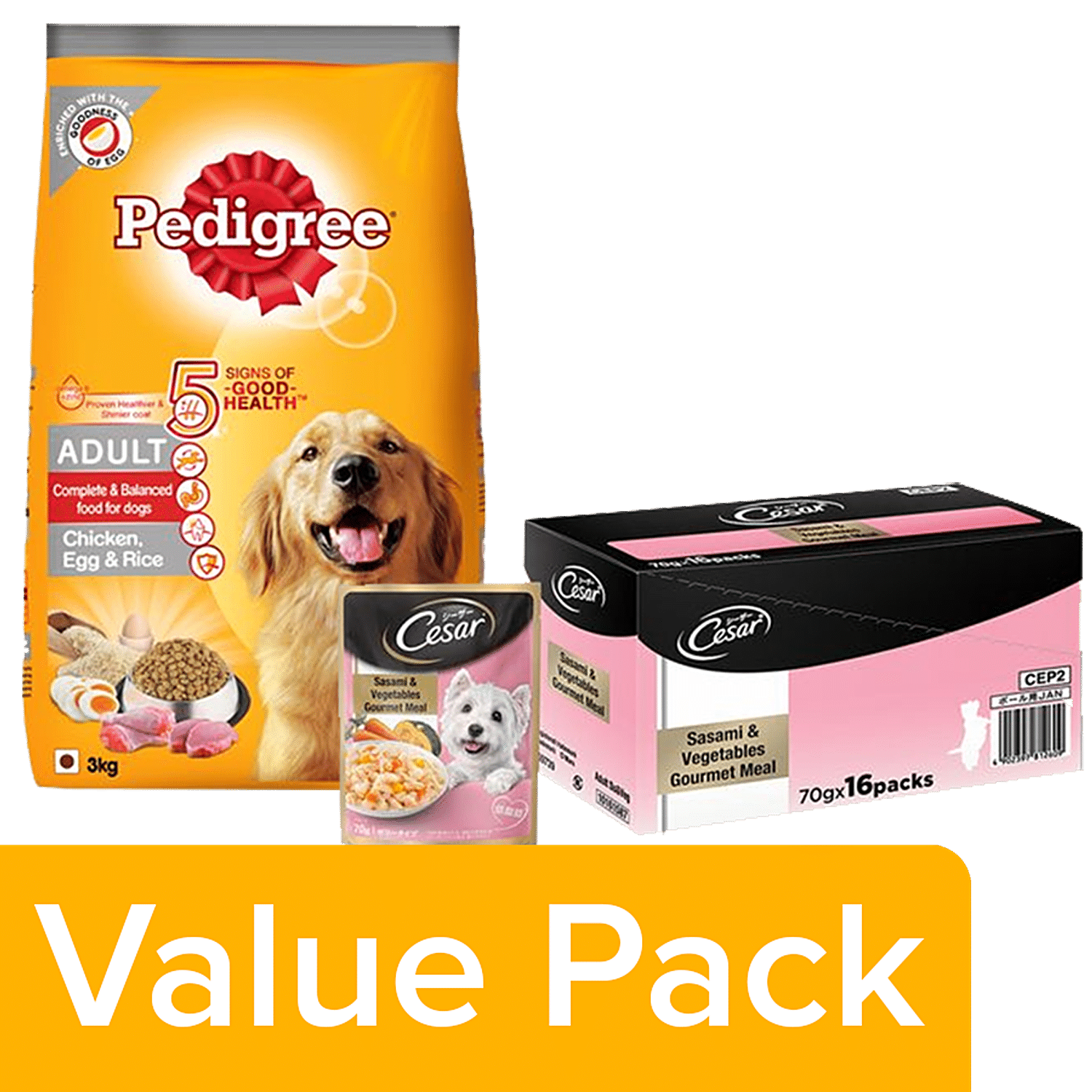 Pedigree chicken clearance egg and rice