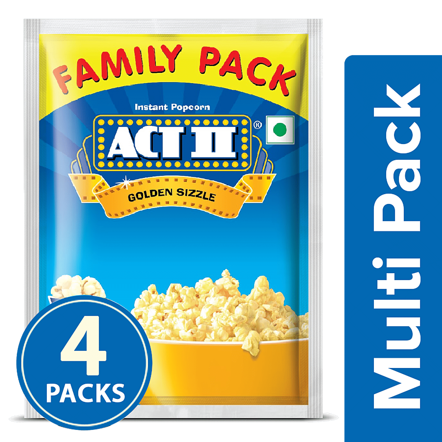 ACT II Instant Family Pack Golden Sizzle Popcorn