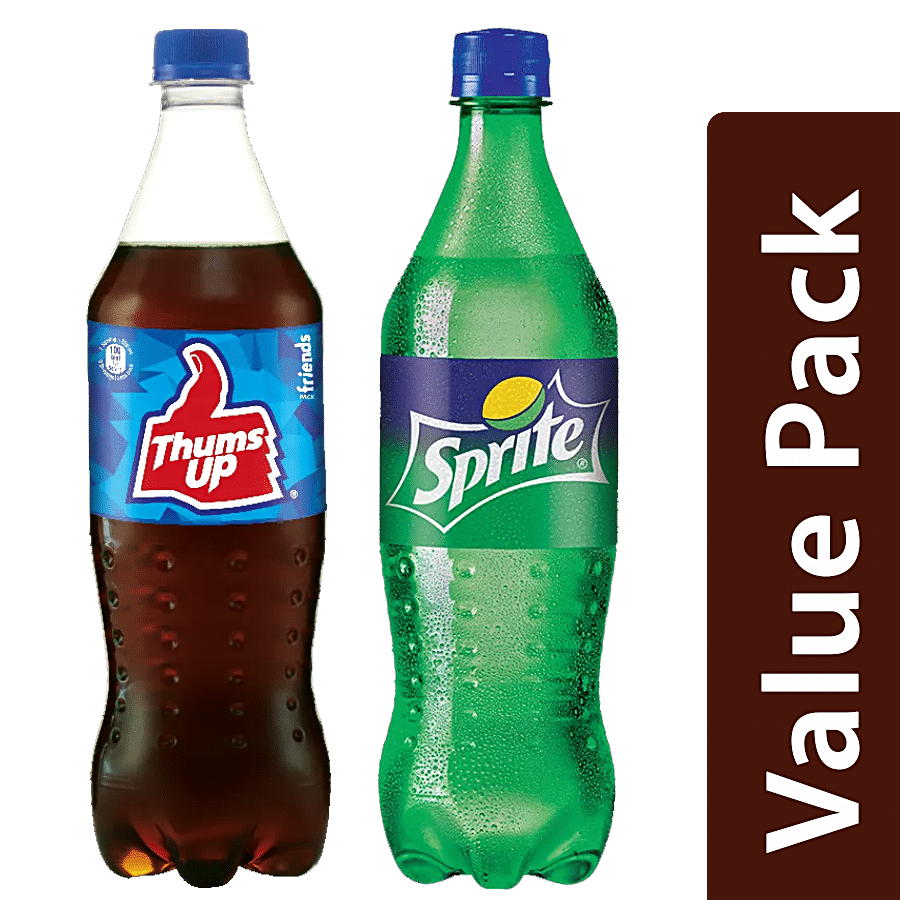 Buy bb Combo Thums Up Soft Drink 750 ml + Sprite Soft Drink - Lime Flavoured  750 ml Online at Best Price of Rs 73 - bigbasket
