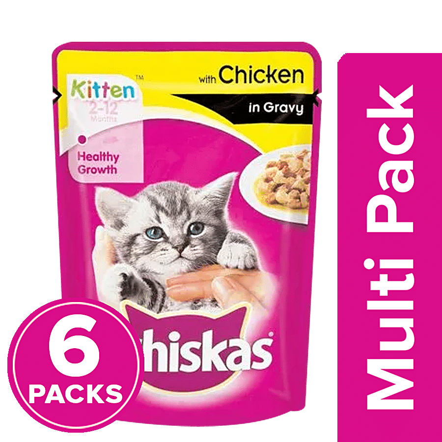 - bigbasket Buy Rs Cat Whiskas of Food Price Best 2-12 null Wet Chicken - at Kittens, Months Online For In Gravy,